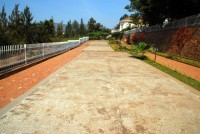 Mass graves, Kigali Memorial Centre, Kigali, Rwanda, Africa